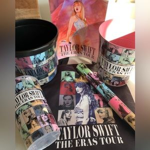 Taylor Swift Eras Tour Movie Theater Popcorn Bucket & more.